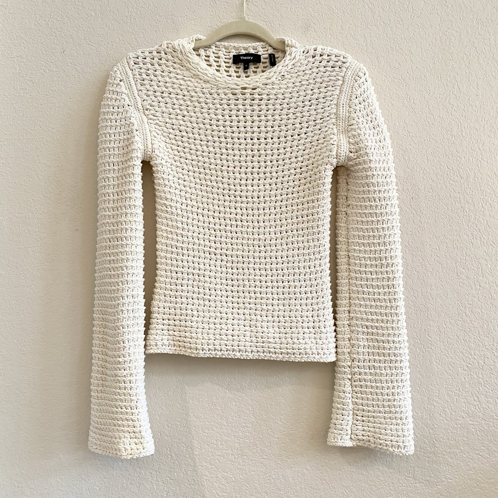 Theory Cream Knit Sweater - Picture 10 of 15